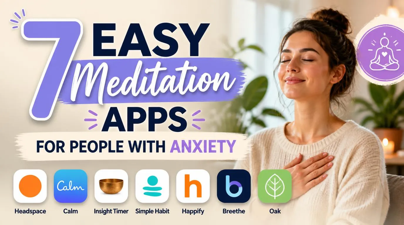 7 Easy Meditation Apps for People with Anxiety