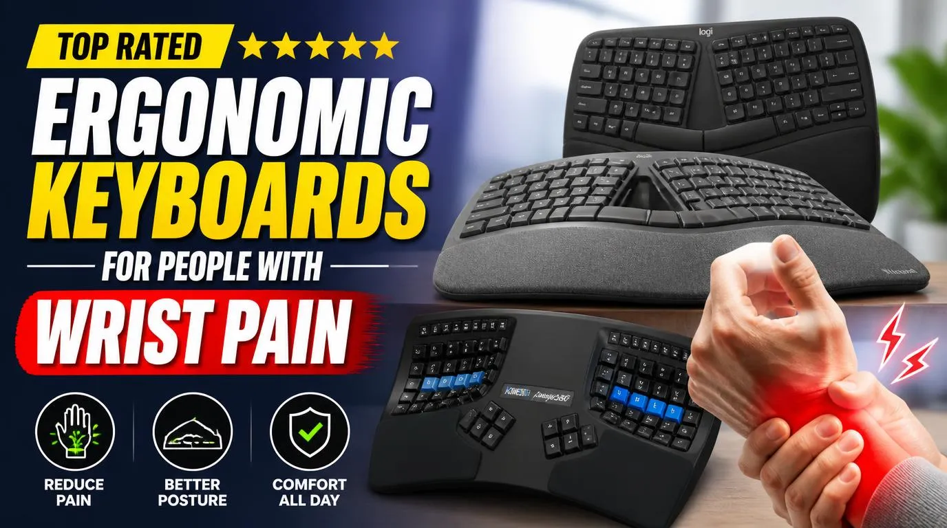Top Rated Ergonomic Keyboards for People with Wrist Pain