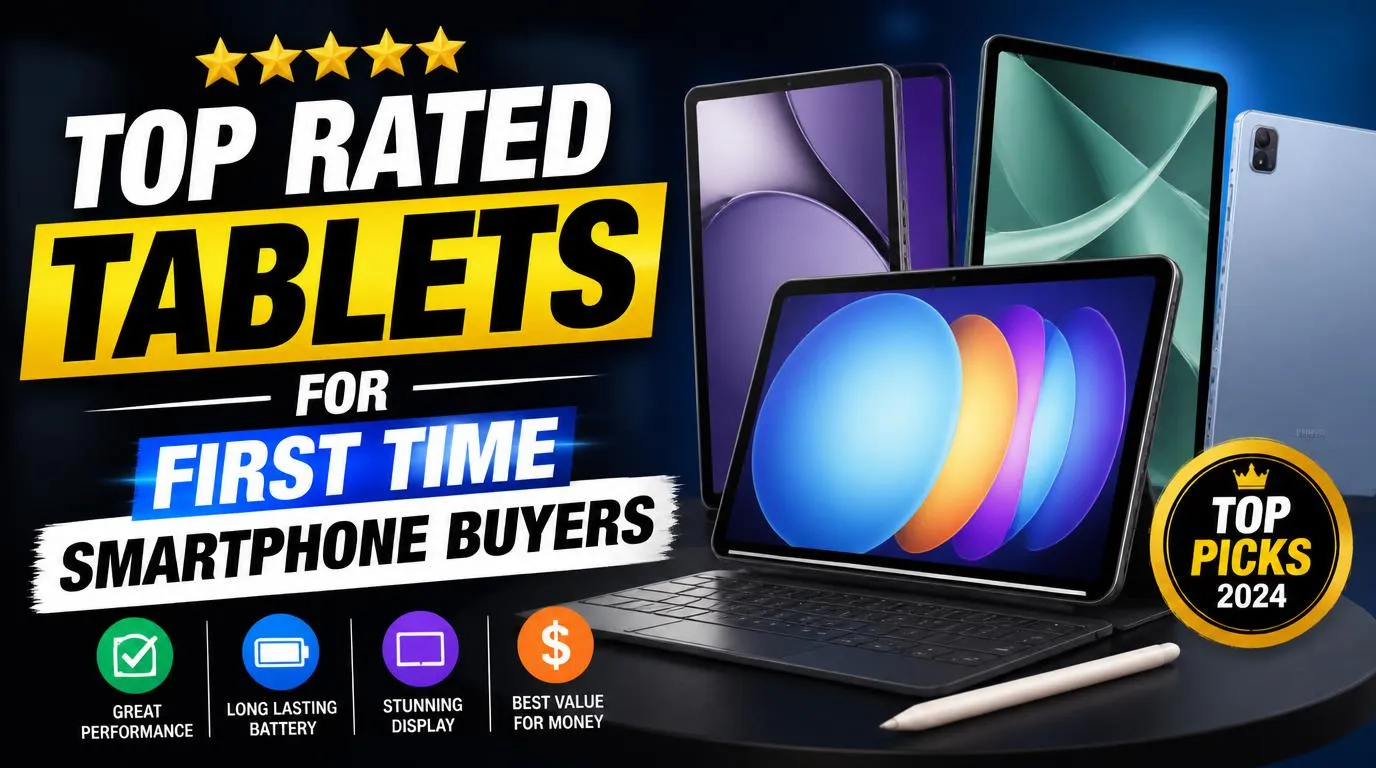 Top Rated Tablets for First Time Smartphone Buyers